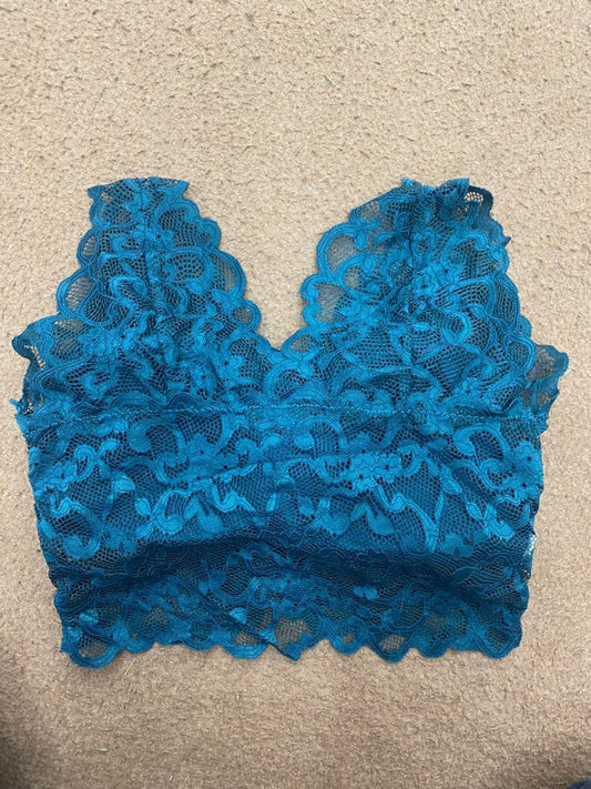 Jacquard Lace Work Pushup Padded Bra