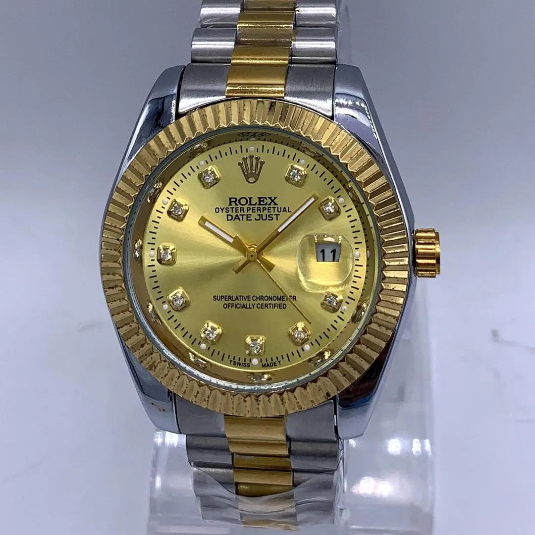 Men's Movement: Quartz, Water Resistance, Chronograph Date, Pull And Push Crown, Pin Buckle Watch