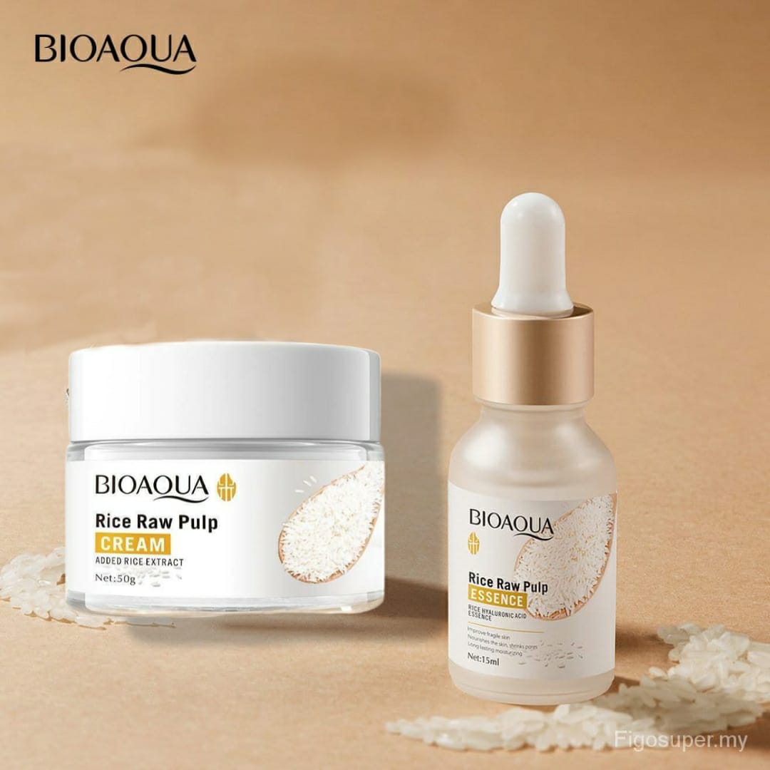 Bioaqua Rice Whitening Cream & Serum