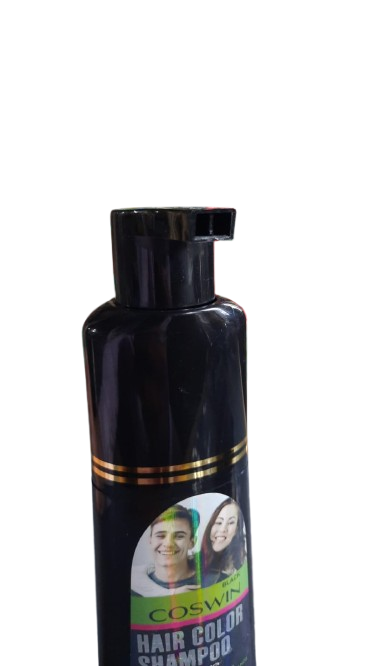 Coswin Black Hair Shampoo natural black hair in just ~5 minutes. 180ml