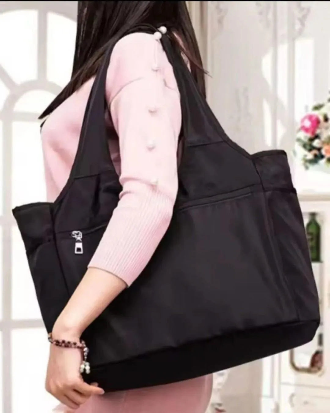 Stylish Women's Parachute Shoulder Bag - 1 Pc