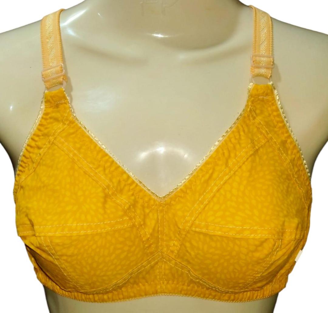 Pack Of 6 Cotton Bra For Girls & Women , Comfortable And Lightweight Non-Padded Bra