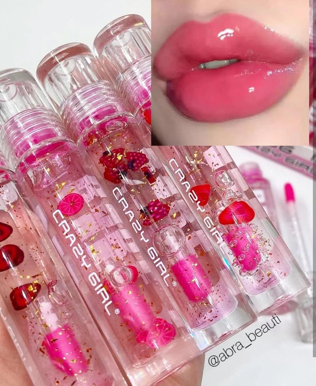 High Pigmented Hydrating Lip Gloss - 50g for Bold Color + 1 Pcs