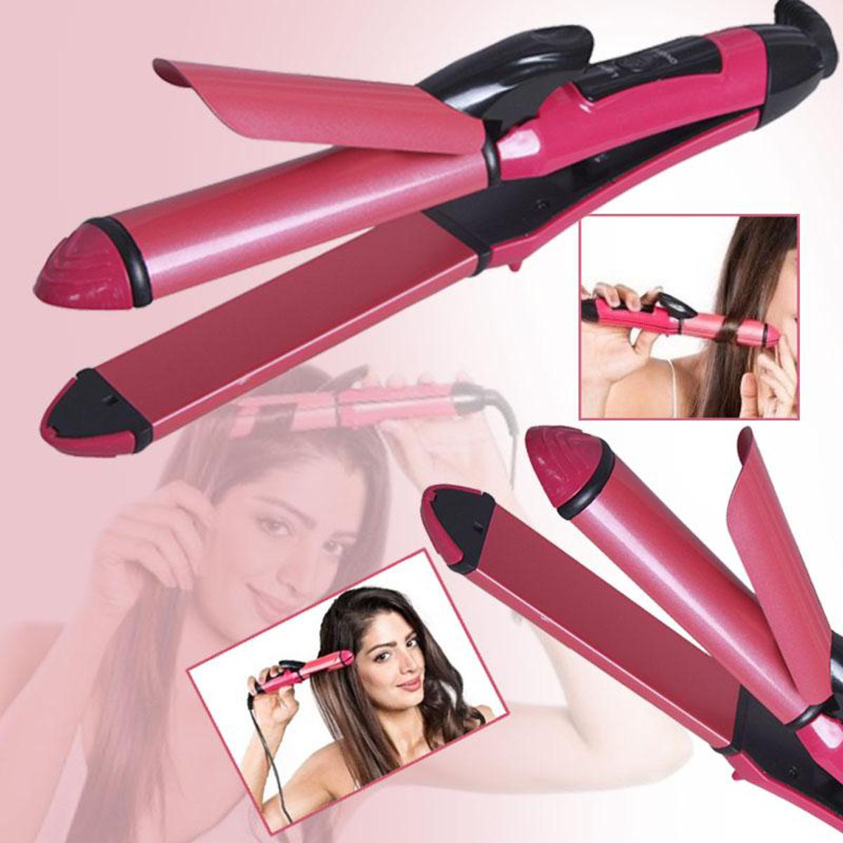 2-in-1 Nova Hair Straightener And Curler