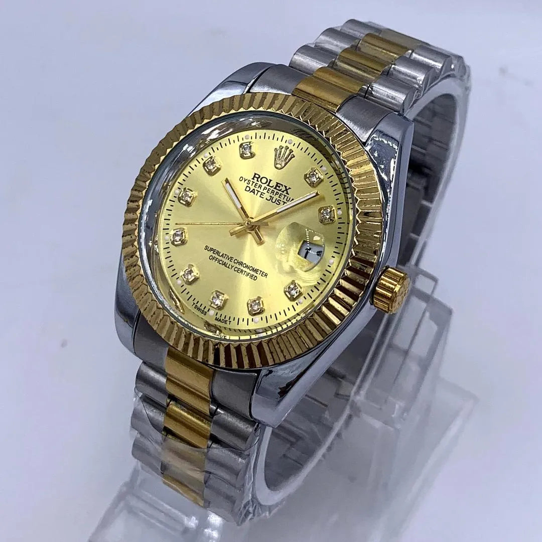 Men's Movement: Quartz, Water Resistance, Chronograph Date, Pull And Push Crown, Pin Buckle Watch