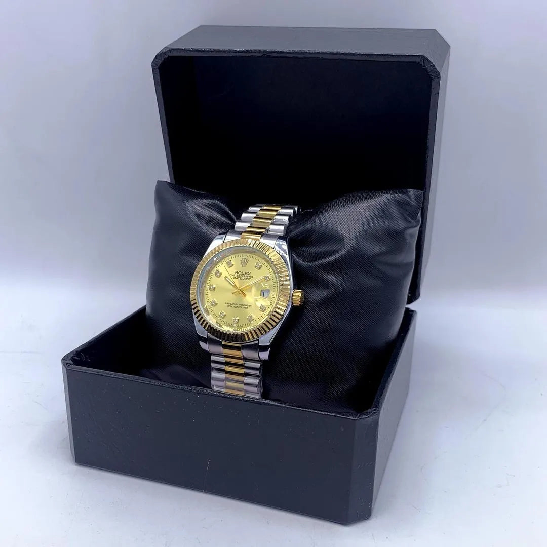 Men's Movement: Quartz, Water Resistance, Chronograph Date, Pull And Push Crown, Pin Buckle Watch