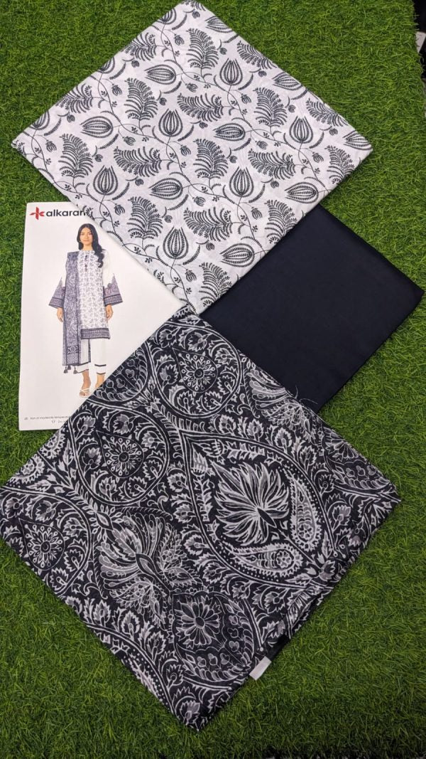 Alkaram Lawn | Unstitched Collection 3 Pieces Casual Wear| Summer Collection 2025 Collection Vol 1❤️