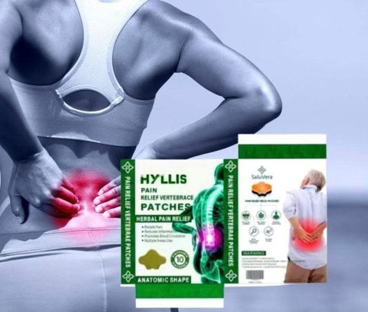 Hyllis Pain Relief Patches – 10 Neck Pain Patches / Safe & Natural Neck & Back Pain Relief Products