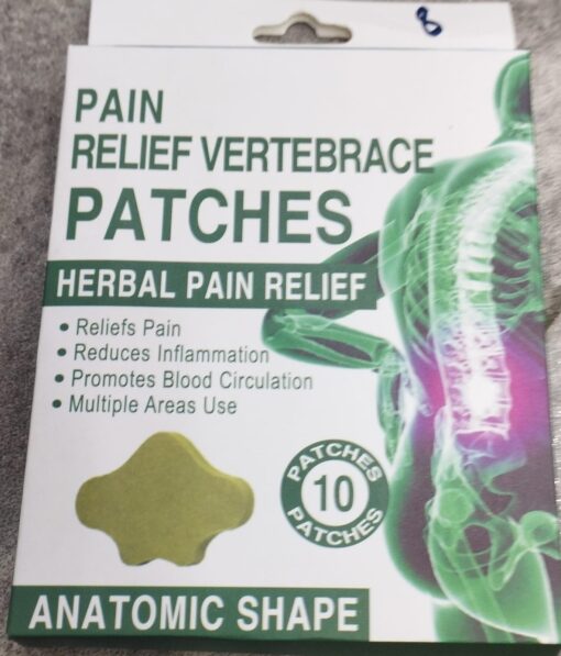 Hyllis Pain Relief Patches – 10 Neck Pain Patches / Safe & Natural Neck & Back Pain Relief Products