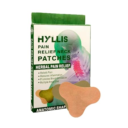 Hyllis Pain Relief Patches – 10 Neck Pain Patches / Safe & Natural Neck & Back Pain Relief Products