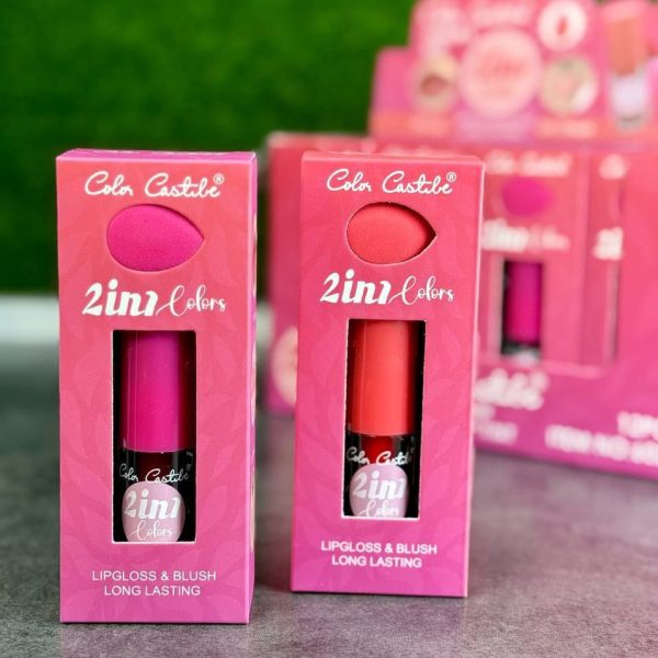 Moccallure Professio2 In 1 Makeup Deal – Color Castile Lip Gloss & Blush | Liquid Beauty Combo | Long-lasting Radiance | Dual-use Magicnal 18-colors Lipstick Kit – Long-lasting, Hydrating & Compact | Unisex Makeup Set (copy)